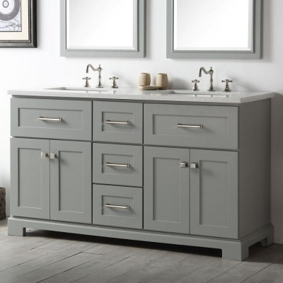 Modern luxury customized furniture shaker style bathroom vanity