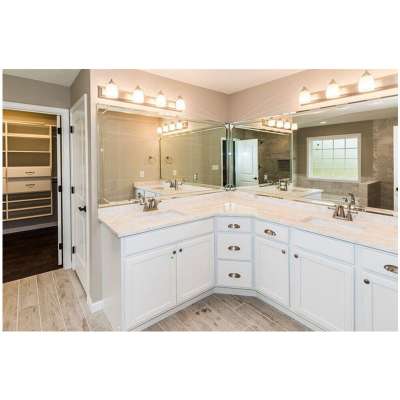 Custom L-shaped Modern Bathroom Vanity Base Cabinets