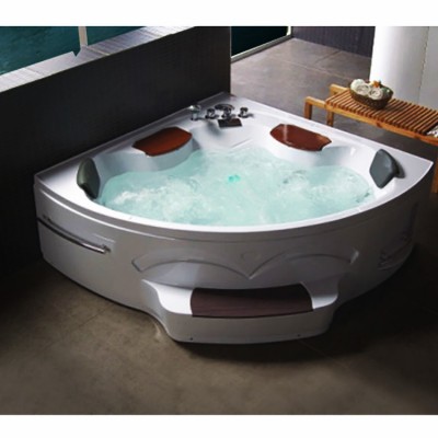 Indoor Acrylic Whirlpool Massage Bathtub 2 Person Hot Bathtub bathroom acrylic bath